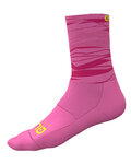 ALÉ Kolarskie klasyczne skarpetki - ROCK - różowy