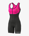 ALÉ Kombinezon kolarski - CLASSICO RL 2.0 LADY - różowy/czarny
