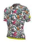 ALÉ Koszulka kolarska z krótkim rękawem - PR-R TATTOO - pomarańczowy/różowy/czarny/biały/czerwony