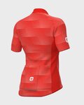 ALÉ Koszulka kolarska z krótkim rękawem - SOLID SHARP LADY - czerwony