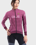 ALÉ Kolarska ocieplana kurtka - SWITCH COMBI LADY - różowy