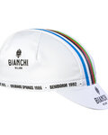 BIANCHI MILANO Czapka kolarska - NEON - biały
