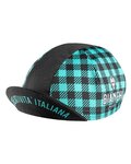 BIANCHI MILANO Czapka kolarska - NEON - czarny/turkusowy
