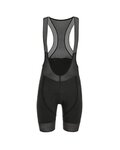 Krótkie spodnie kolarskie z szelkami - LEGEND LADY - czarny