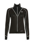 BIEMME Kolarska ocieplana kurtka - NANODRY LADY - czarny