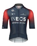 BIORACER Koszulka kolarska z krótkim rękawem - INEOS GRENADIERS '22 - niebieski/czerwony