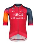 BIORACER Koszulka kolarska z krótkim rękawem - INEOS GRENADIERS 2023 EPIC RACE - czerwony/niebieski