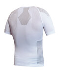 BIOTEX Kolarska koszulka z krótkim rękawem - BIOFLEX RAGLAN - biały/szary