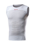 BIOTEX Kolarski bezrękawnik - CANOTTA + CARBON - biały
