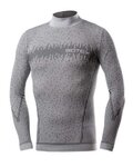 BIOTEX Kolarska koszulka z długim rękawem - 3D TURTLENECK - szary