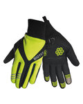 BIOTEX Kolarskie rękawiczki z długimi palcami - ARTIC GEL - czarny/żółty