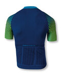 BIOTEX Koszulka kolarska z krótkim rękawem - SMART - niebieski/zielony