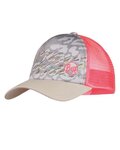 BUFF Czapka kolarska - TRUCKER OZIRA KIDS - szary/różowy
