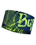 BUFF Opaska kolarska - COOLNET UV+® WIDE - żółty/niebieski