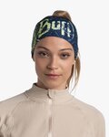 BUFF Opaska kolarska - COOLNET UV+® WIDE - żółty/niebieski