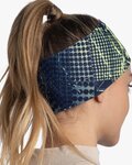 BUFF Opaska kolarska - COOLNET UV+® WIDE - żółty/niebieski