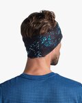 BUFF Opaska kolarska - COOLNET UV® WIDE - jasnoniebieski/czarny