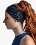 BUFF Opaska kolarska - COOLNET UV® WIDE - jasnoniebieski/czarny