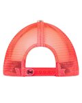 BUFF Czapka kolarska - TRUCKER DERAMA - bordowy/pomarańczowy