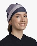 BUFF Opaska kolarska - UV® UNDERHELMET GLEN - szary/żółty/niebieski