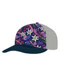 BUFF Czapka kolarska - TRUCKER FLOWERS - różowy/niebieski/fioletowy