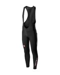 CASTELLI Długie spodnie kolarskie z szelkami - MENO 2 WINTER - czarny
