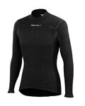 CASTELLI Kolarska koszulka z długim rękawem - FLANDERS WARM - czarny
