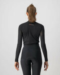 CASTELLI Kolarska koszulka z długim rękawem - FLANDERS 2 WARM LADY - czarny