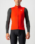 CASTELLI Kamizelka kolarska - PRO THERMAL MID - czerwony