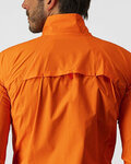 CASTELLI Kolarska wodoodporna kurtka - EMERGENCY RAIN 2 - pomarańczowy