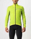 CASTELLI Kolarska kurtka przeciwwiatrowa - SQUADRA STRECH - żółty