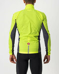 CASTELLI Kolarska kurtka przeciwwiatrowa - SQUADRA STRECH - żółty