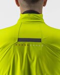 CASTELLI Kolarska ocieplana kurtka - ALPHA RoS 2 - żółty