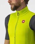 CASTELLI Kamizelka kolarska - PRO THERMAL MID - żółty