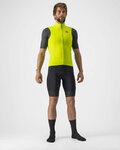 CASTELLI Kamizelka kolarska - PRO THERMAL MID - żółty