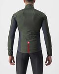 CASTELLI Kolarska kurtka przeciwwiatrowa - SQUADRA STRECH - zielony