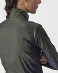 CASTELLI Kolarska kurtka przeciwwiatrowa - SQUADRA STRECH LADY - zielony