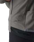 CASTELLI Kolarska ocieplana kurtka - PERFETTO ROS 2 CONV. - szary