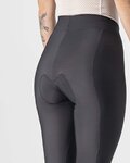CASTELLI Długie spodnie kolarskie bez szelek - VELOCISSIMA THERM W - czarny