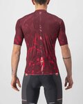 CASTELLI Koszulka kolarska z krótkim rękawem - GIRO D'ITALIA 2022 - bordowy