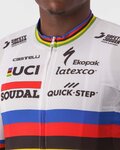 CASTELLI Koszulka kolarska z krótkim rękawem - SOUDAL QUICK-STEP 23 - biały