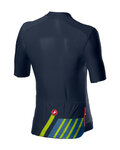 CASTELLI Koszulka kolarska z krótkim rękawem - HORS CATEGORIE - niebieski