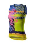 CASTELLI Kolarski bezrękawnik - PRO MESH W LADY - kolorowy/różowy