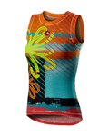 CASTELLI Kolarski bezrękawnik - PRO MESH W LADY - kolorowy/żółty