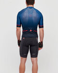 CASTELLI Koszulka kolarska z krótkim rękawem - AERO RACE 6.0 - niebieski
