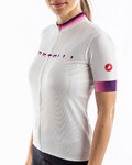 CASTELLI Krótka koszulka kolarska i spodenki - GRADIENT LADY II - niebieski/biały