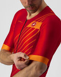 CASTELLI Kombinezon kolarski - FREE SANREMO 2 - czerwony/czarny