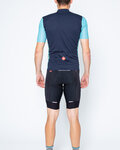 CASTELLI Krótka koszulka kolarska i spodenki - ENTRATA - czarny/niebieski