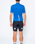 CASTELLI Krótka koszulka kolarska i spodenki - CLASSIFICA II - niebieski/czarny