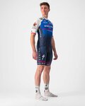 CASTELLI Koszulka kolarska z krótkim rękawem - QUICK-STEP 2022 COMPETIZIONE - niebieski/biały